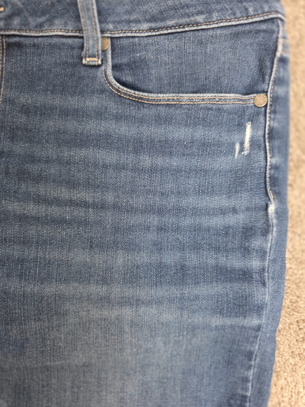 PAIGE Verdugo Ankle Distressed Skinny Jeans - Size 34 - Picture 8 of 12